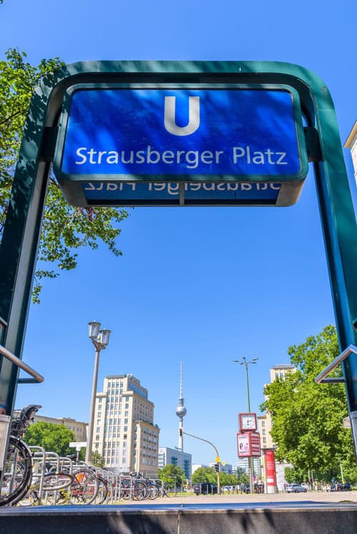 Strausberger Platz-Umgebung_U-Bahn