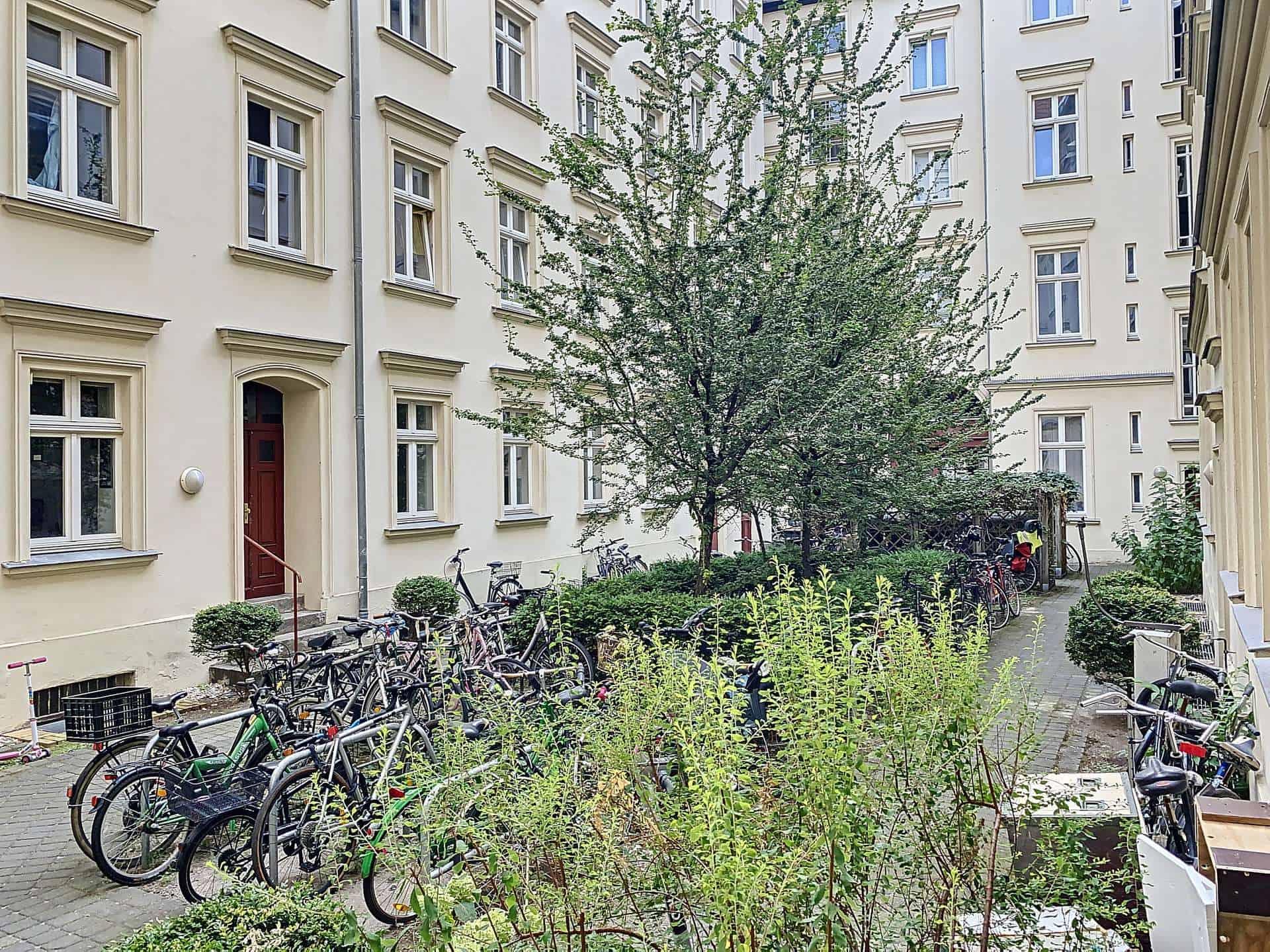 Ausblick in den Innenhof