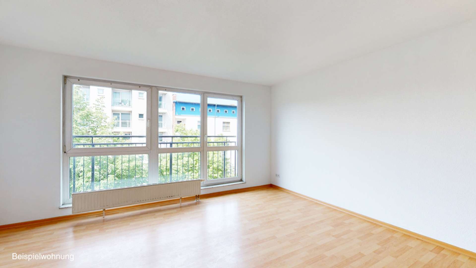 Beispielwohnung französischer Balkon