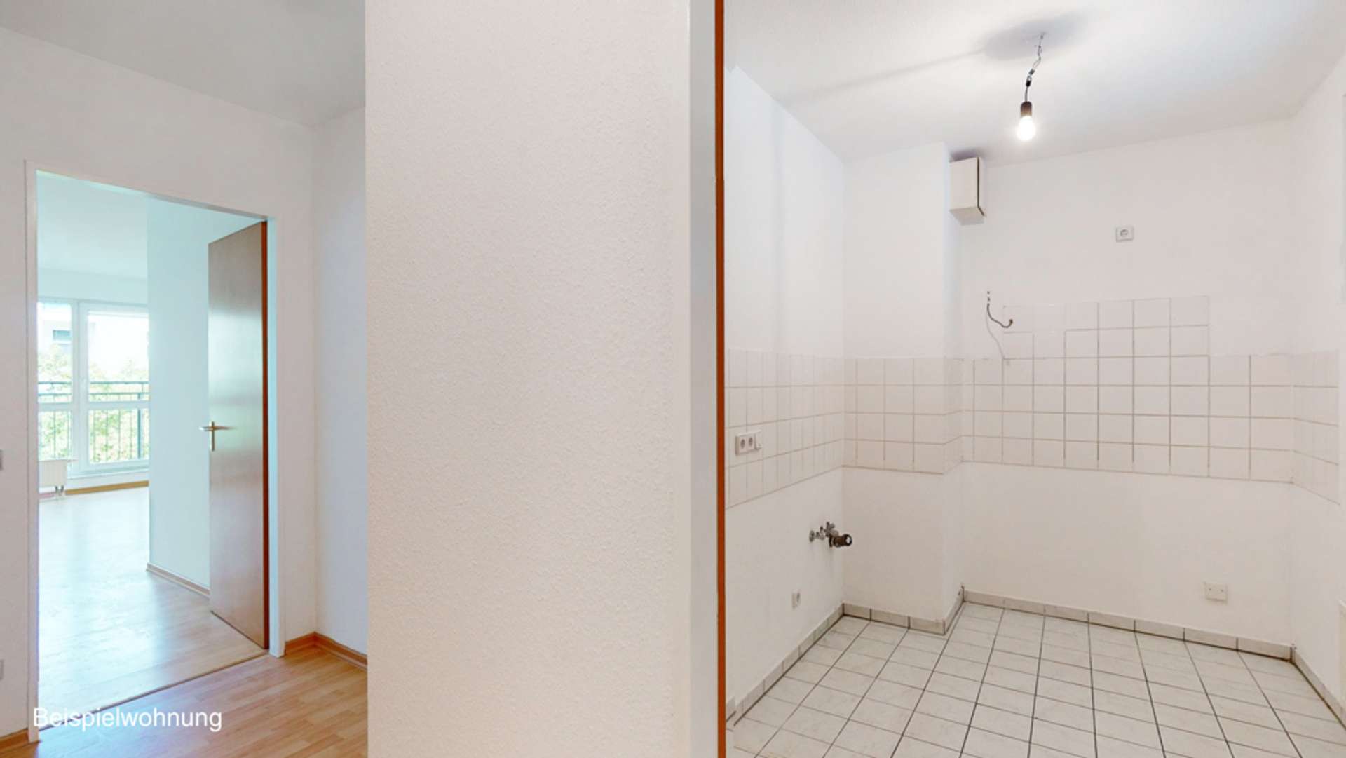 Beispielwohnung Küche_Flur