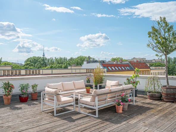 Dachterrasse mit tollem Ausblick