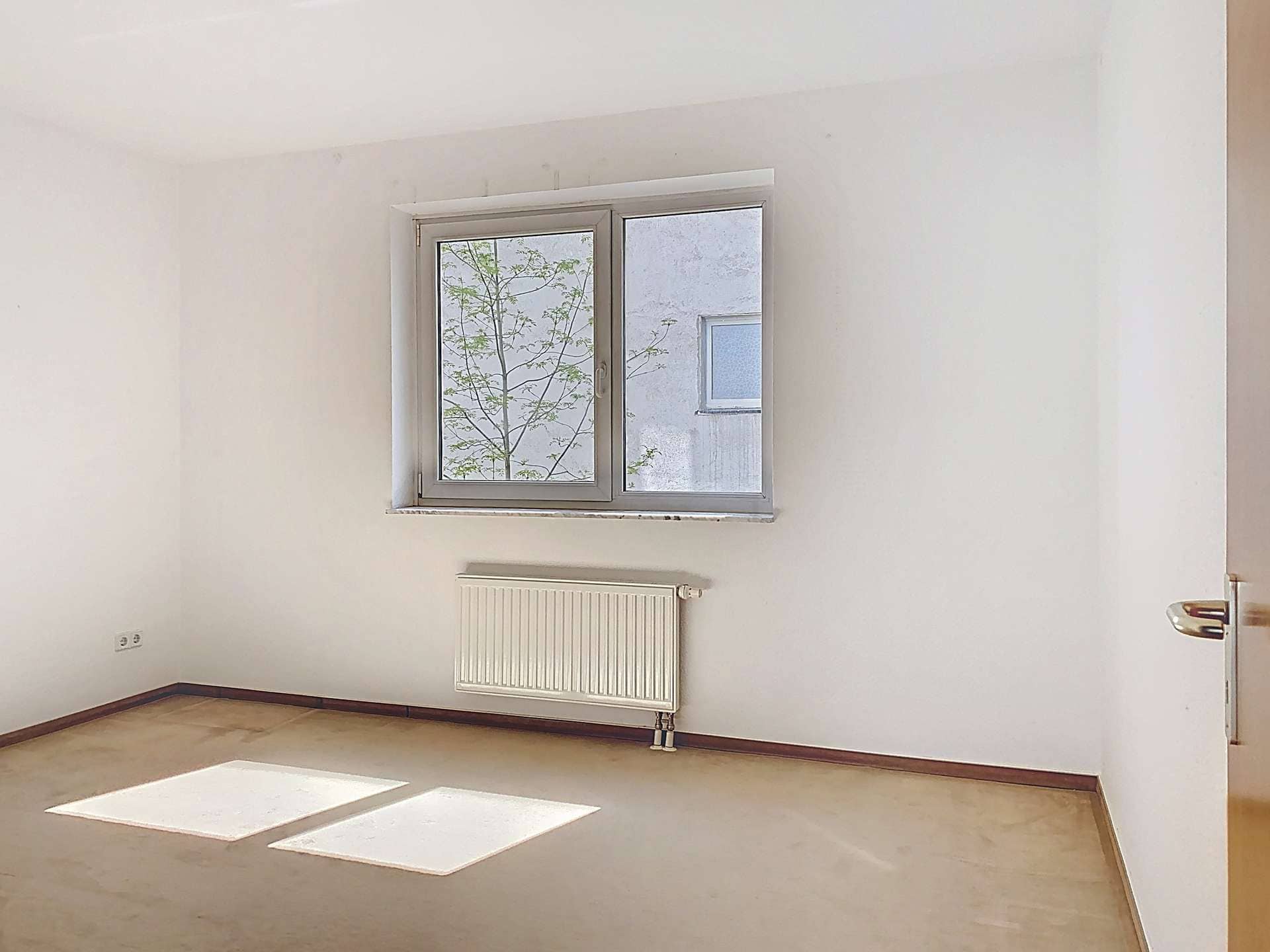 Schlafzimmer zum ruhigen Innenhof