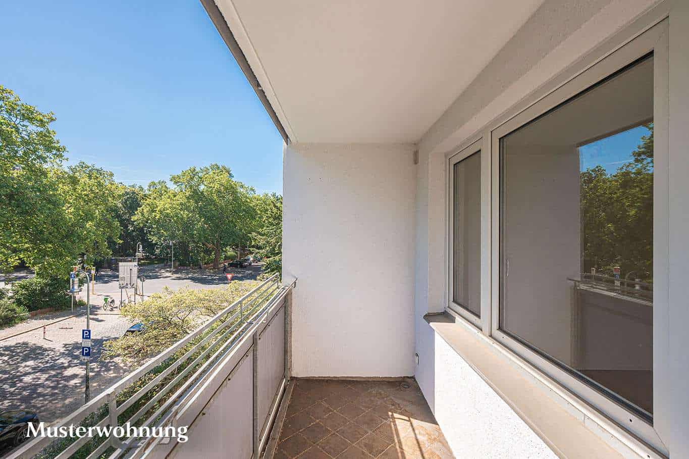 Musterwohnung Balkon