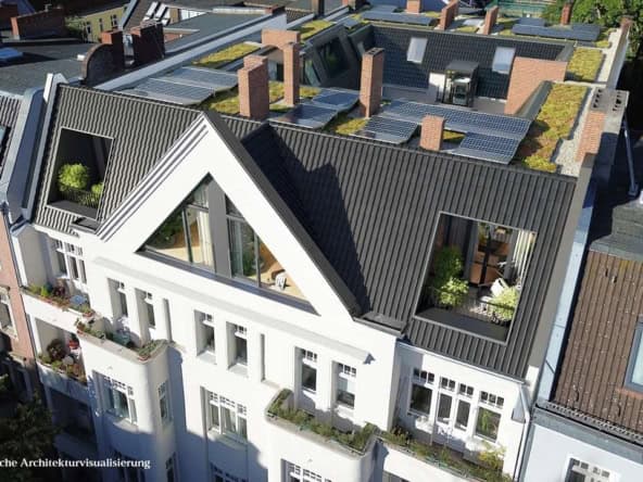 Visualisierung Krefelder Dachgeschoss