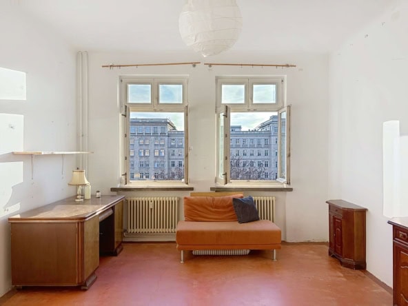 Wohnzimmer in südlicher Ausrichtung