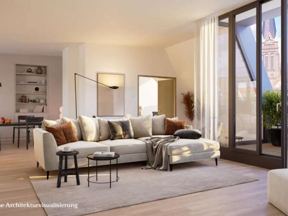 Visualisierung Krefelder Dachgeschoss