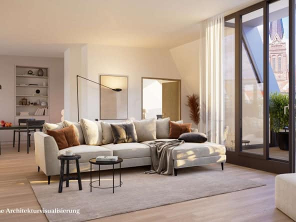 Visualisierung Krefelder Dachgeschoss