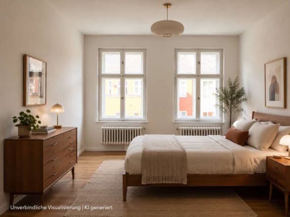 Visualisierung Schlafzimmer WE 08