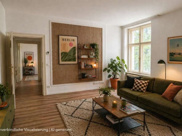 Visualisierung WE 07 Wohnzimmer