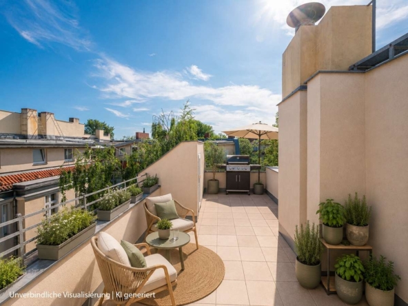 Visualisierung WE26 Terrasse