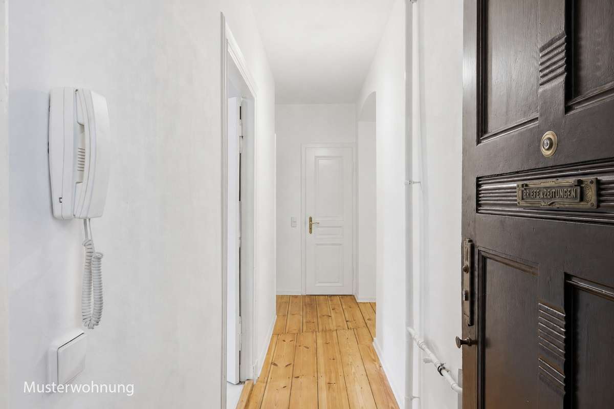 Musterwohnung Eingang